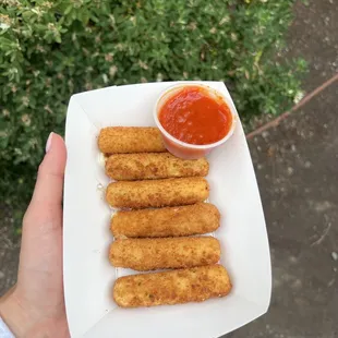 Mozzerella Sticks with Marinara Sauce
