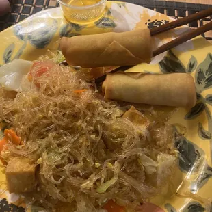 1. Thai Egg Rolls 28. Pad Woon Sen Noodle