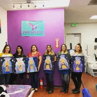 Ice Princess Sip and Paint