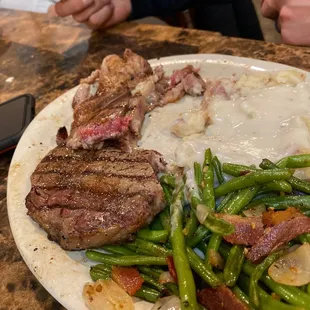 Ever have a steak grilled on a George Foreman grill??? Ordered med rare and got one slice and turned well