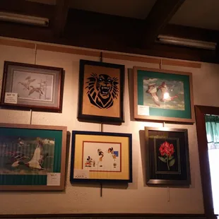 They display and sell local artists work. Who knew?