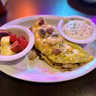 Seafood Omlette