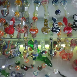 More little glass pieces.