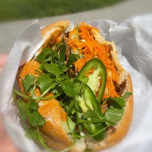 #4. Bánh Mì Gà (chicken) $7.99 / with drink $10.99