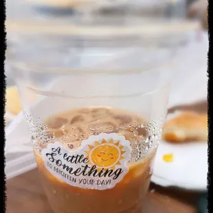 Cafe Latte (came with the combo sandwich) $10.99 / I drank half before photo.