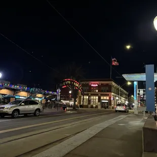 outside