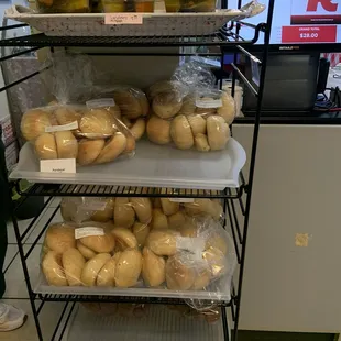 a variety of food items