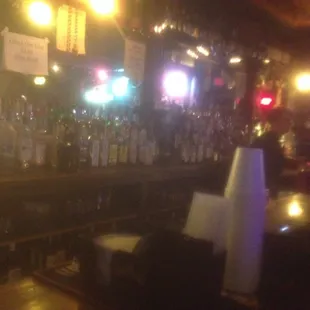 The bar area at about oh, 9:30 on a Thursday night before most of the blues-night enthusiasts arrive