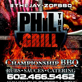 a bbq with flames and meat