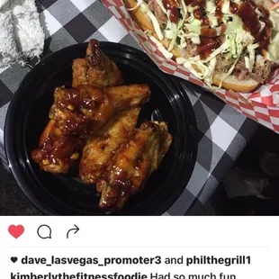 Customer comments at the Foodie Fest. We served over 1500 people. Great time