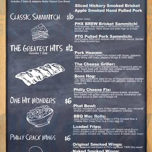 FOOD TRUCK MENU