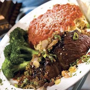 steak, food