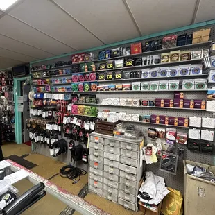 Tons of options for strings, cables, you name it