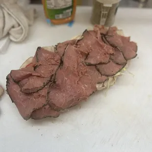 Roast beef hoagie