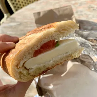 Mozzarella sandwich toasted