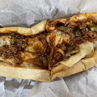 Mushroom Cheesesteak