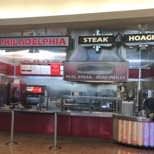 Philly Cheesesteak Joint in Fashion Show Mall's Food Court