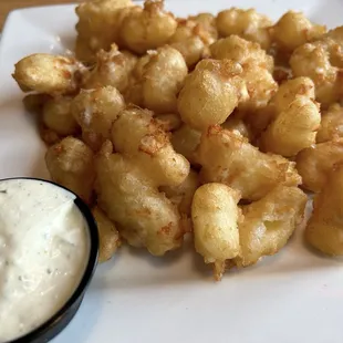 Curds with ranch