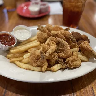 Fried Shrimp and Fries