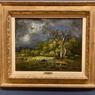 Narcisse Virgile Diaz de la Peña - Wood Gatherer in a Forest Clearing