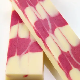 White chocolate raspberry marble bar!