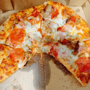 10" meat lover pizza