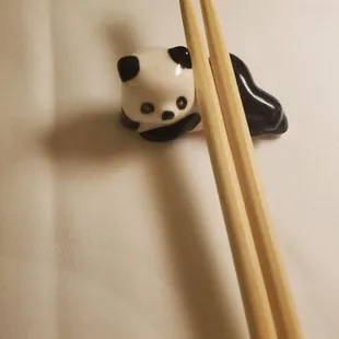Cute little panda chopstick holder