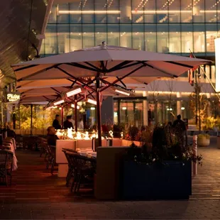 Outdoor dining patio