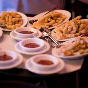 Salt and pepper calamari - yummy and spicy