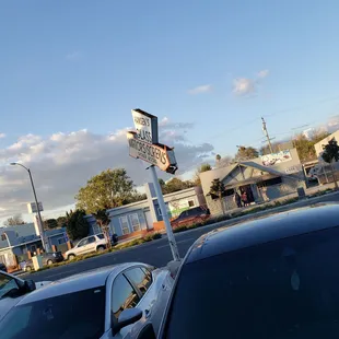 cars parked in a parking lot