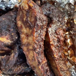 Combination Meat Dinner.  I ordered Pork Ribs, but received Beef.