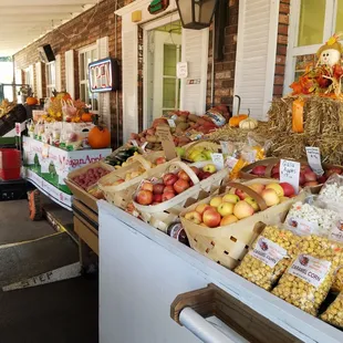outdoor produce bins