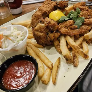Seafood trio