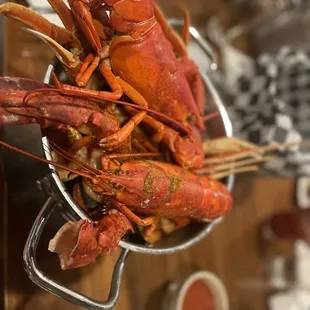 The steamer with lobster