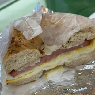 Pork roll, egg, and cheese