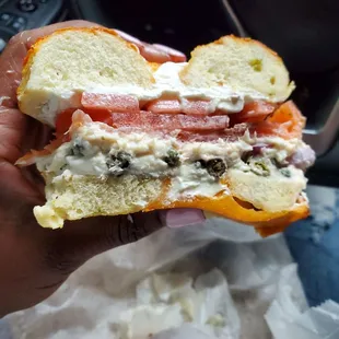 The Welde on a jalapeño bagel