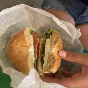 The Caprese Bagel