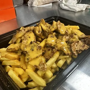 Chicken Philly on fries!