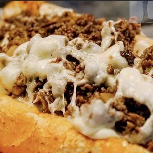 Delicious cheesesteak