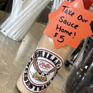 Philly cheesesteak cafe Hottie sauce
