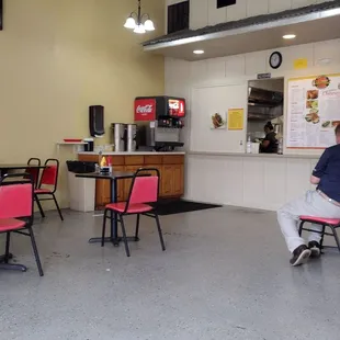 a man sitting at a table