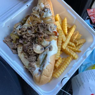 Now that was a good mouthwatering philly steak