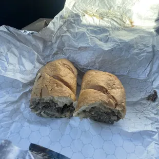 Small steak sub