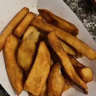 Fries burnt