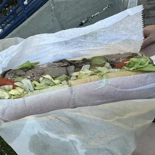 Roast Beef &amp; Provolone, Mediyum 10"