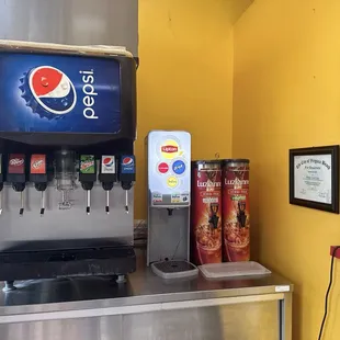 Fountain sodas available