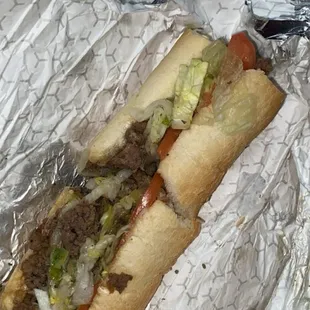The Cheese Steak Hoagie