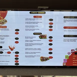 menu, sushi and sashimi