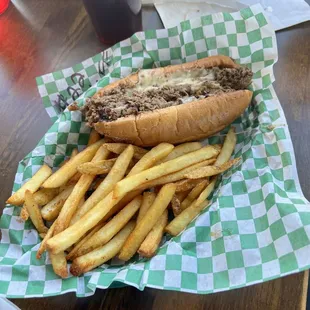 6&quot; Original Philly Cheese Steak Combo