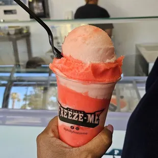 Medium passionfruit and fruit punch